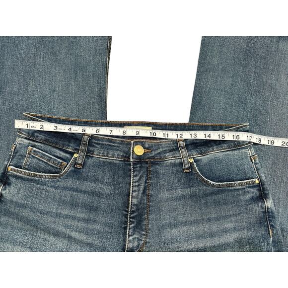 KUT FROM THE KLOTH SIZE 12 ANA FAB AB FLARE HIGH RISE JEANS WOMENS - Picture 13 of 14